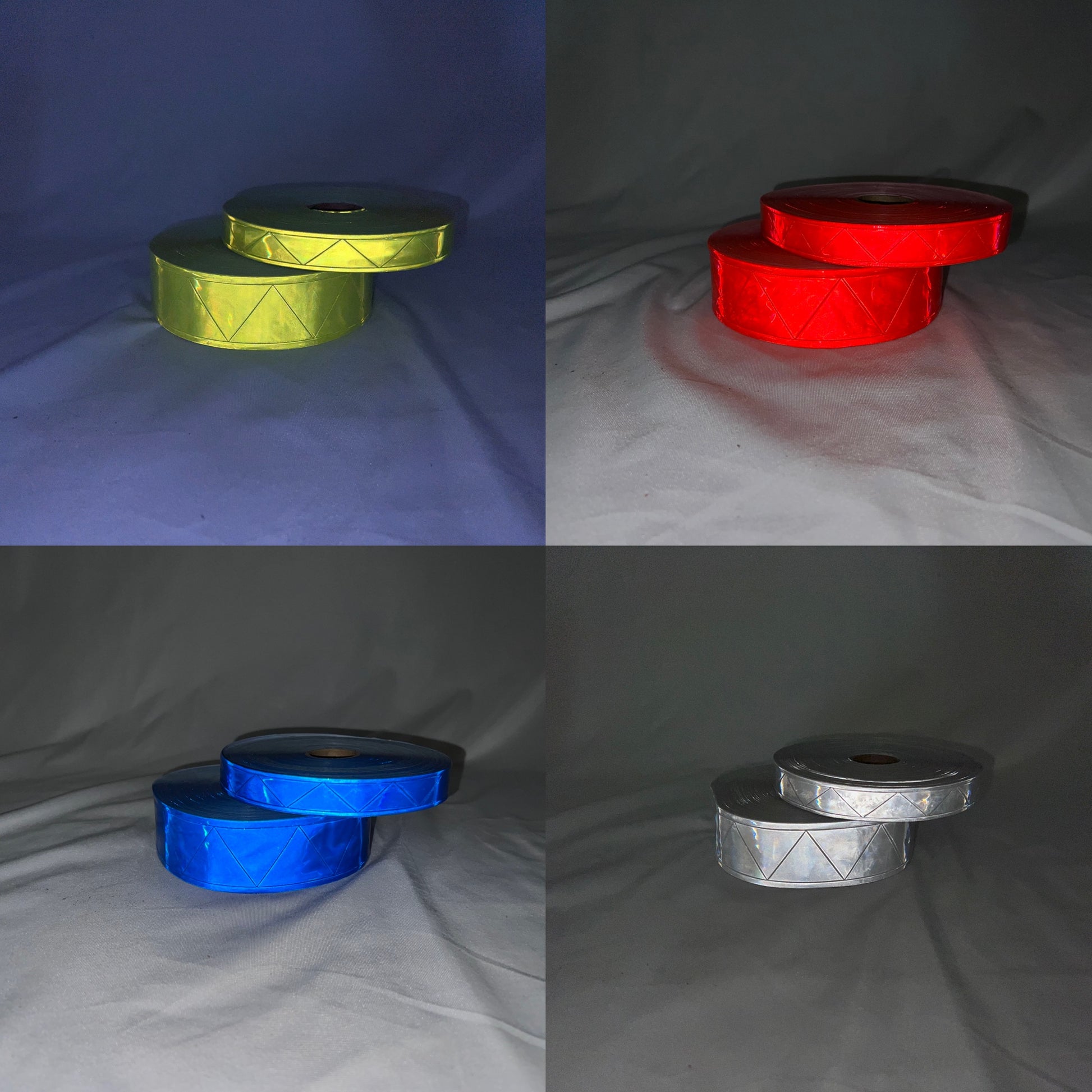 1" & 2" Inch Reflective PVC Sew On Fabric Tape 10', 20', 30' Rolls - Reflective Pro