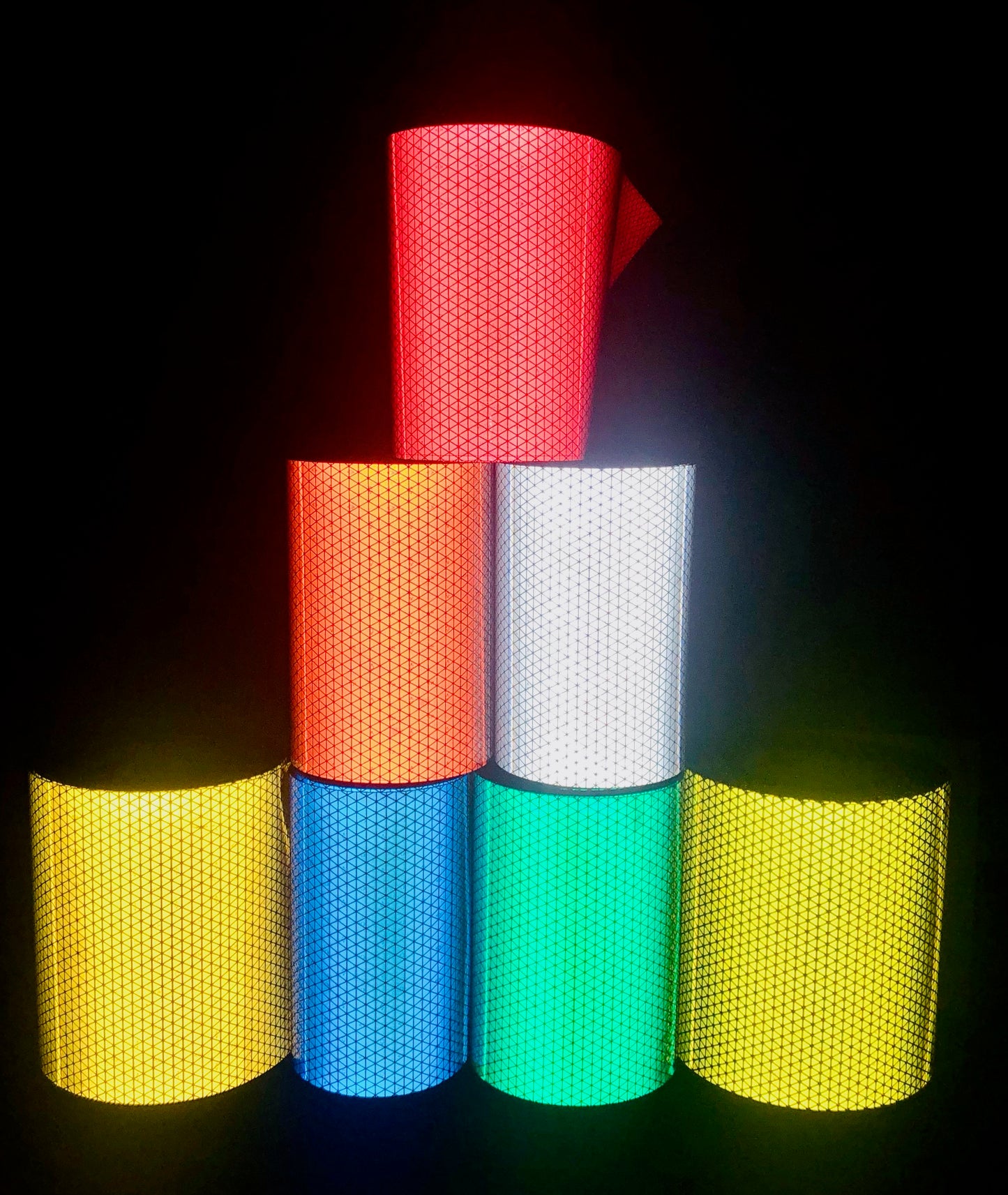 5.25"x 4.25" Reflective Rearing Horses (Multiple Colors) Left or Right - Reflective Pro