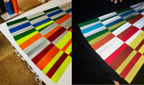 Reflective Battenburg Panels - One Piece Self Adhesive - Multiple Colors - Reflective Pro