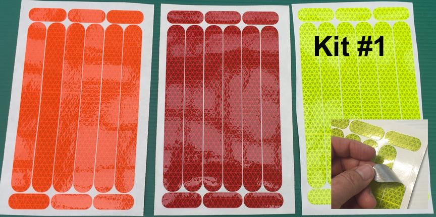 Reflective Hard Hat Decals Kit #1 - Reflective Pro