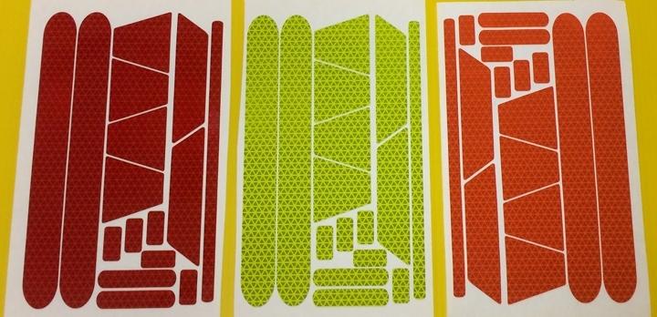 Reflective Generic Hard Hat Decals - Reflective Pro