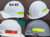 Reflective Hard Hat Decals Kit #2 - Reflective Pro