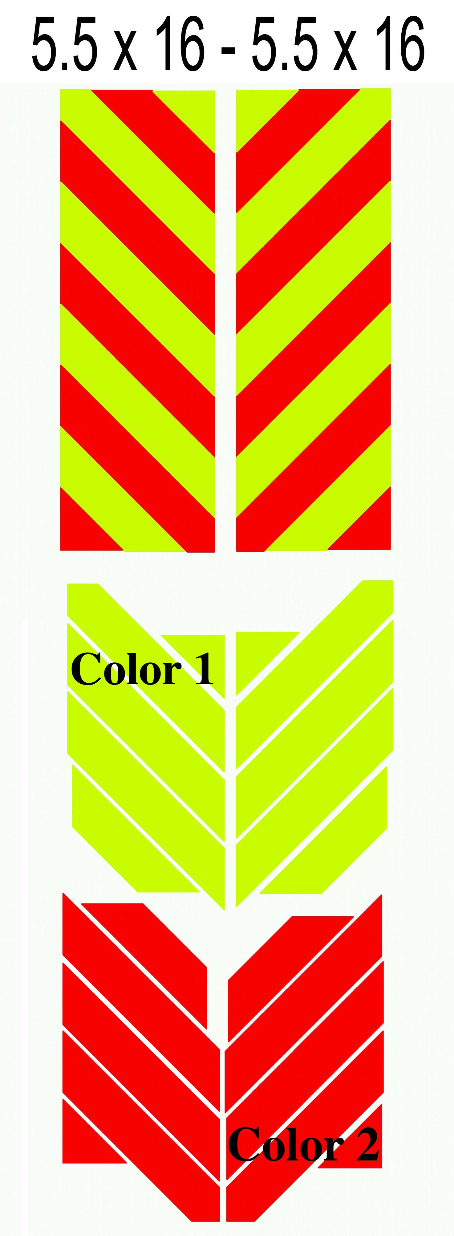 DIY Motorcycle Chevron Kit - Reflective Pro