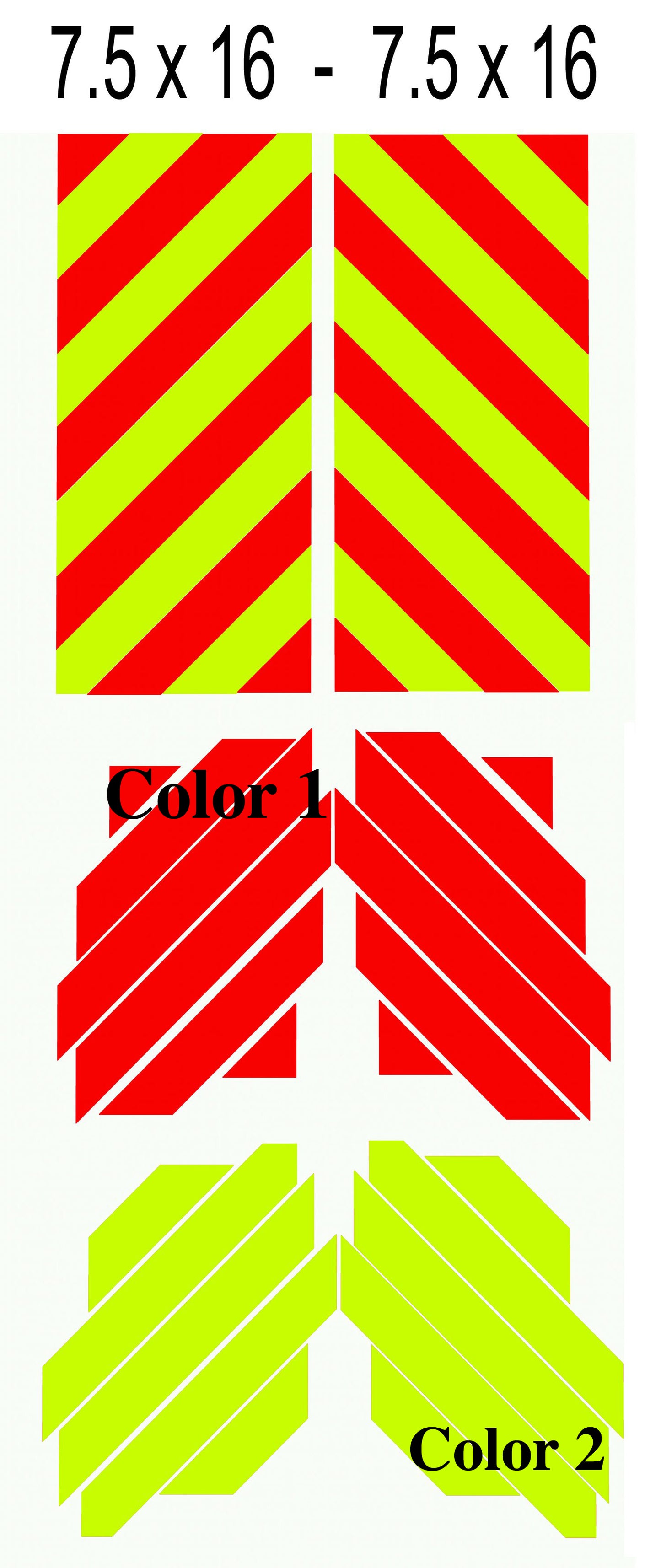 DIY Motorcycle Chevron Kit - Reflective Pro