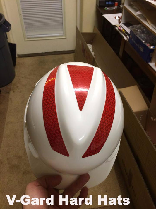 Reflective Hard Hat Decals for V-Gard Kit - Reflective Pro